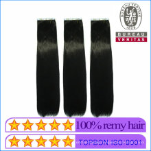 Human Virgin Hair PU Hair Extension